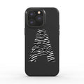 Zebra Striped Monogram | Tough Phone Case
