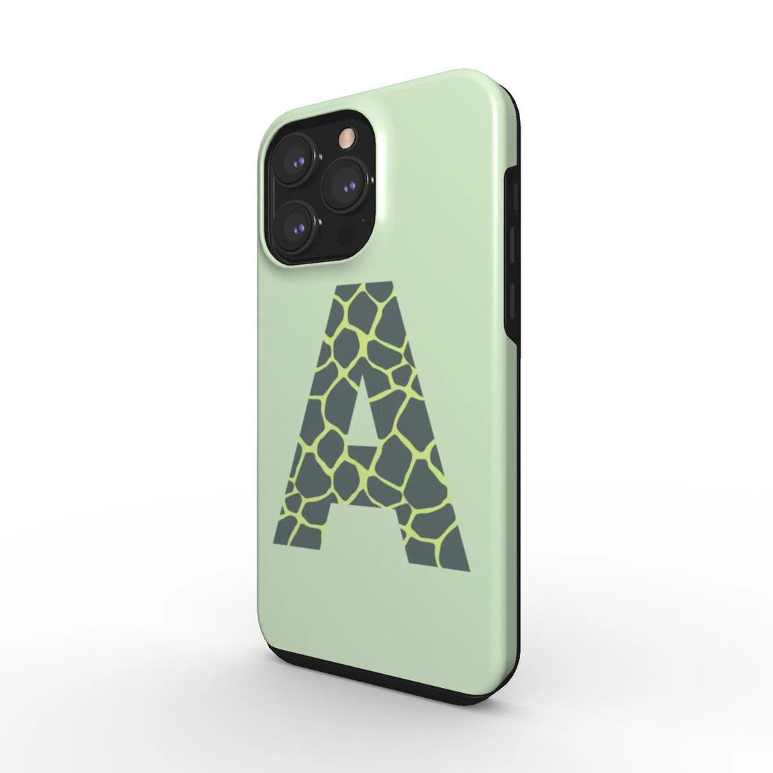 Green Giraffe Monogram | Tough Phone Case