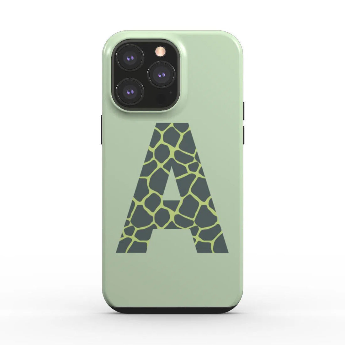 Green Giraffe Monogram | Tough Phone Case