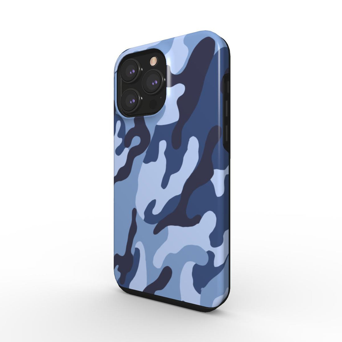 2 Blue Camouflage | Heavy-Duty Camo Phone Case