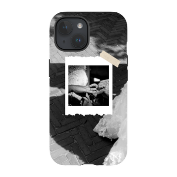 Dual Delight: Custom Photo and Text Phone Case